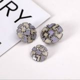 NEW-Puzzle oil drop Shank button