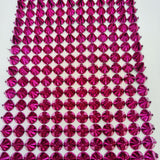 Metallic spike trim