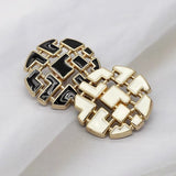 NEW-Puzzle oil drop Shank button