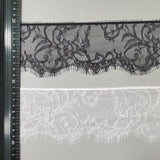 Olive Black Eyelash Chantily lace
