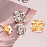 New - Metal rose shank buttons