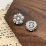 NEW - 12mm pearl shank buttons