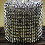 Metallic spike trim