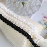 Beads embroidery haute couture lace accessories