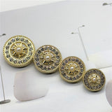 NEW - Diamanté Pearl Centred Shank Button