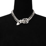 New -  Chunky Choker Necklace Clavicle Link Chain