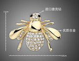 Bee broches with diamnate / pearl
