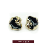 New - irregular two tone color shank buttons