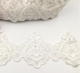 Bridal Lace with embroidered Pearl