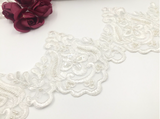 Bridal Lace with embroidered Pearl