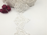 Bridal Lace with embroidered Pearl