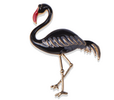 Brooch Glazed Stereoscopic Flamingo Suit Dress Accessories