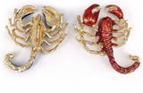 Scorpion Rhinestone Brooch Pin Women Metal Pin Scarf Clip Accessories Pins And Brooches