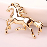 Horse Shape Brooch Animal Metal Brooch Lapel Pin