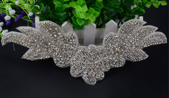 Crystal moti applique