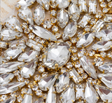 Luxy Iron on Diamante embellishment pieces applicate
