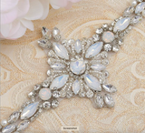 Cross Diamanté  embellishment for wedding or evening dress