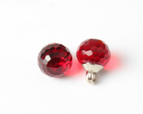 Glass ball shank button - 10mm
