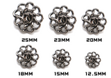Hollow chain flower Button