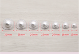 Bubble pearl shank buttons