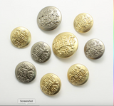 NEW - Military shank buttons