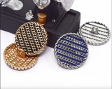 Retro Enamel Chain shank button