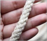 Cotton cord - braid cord with inner cord