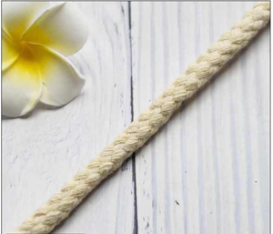 Cotton cord - braid cord with inner cord