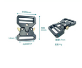 Cobra clips - Tactical Buckle Set Automatic Metal Male Belt Buckle