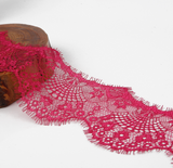 Ribbons Pack of  Delicate Eyelash Shape Wide Chantily lace