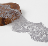 Ribbons Pack of  Delicate Eyelash Shape Wide Chantily lace