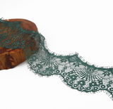 Ribbons Pack of  Delicate Eyelash Shape Wide Chantily lace