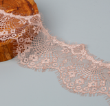 Ribbons Pack of  Delicate Eyelash Shape Wide Chantily lace