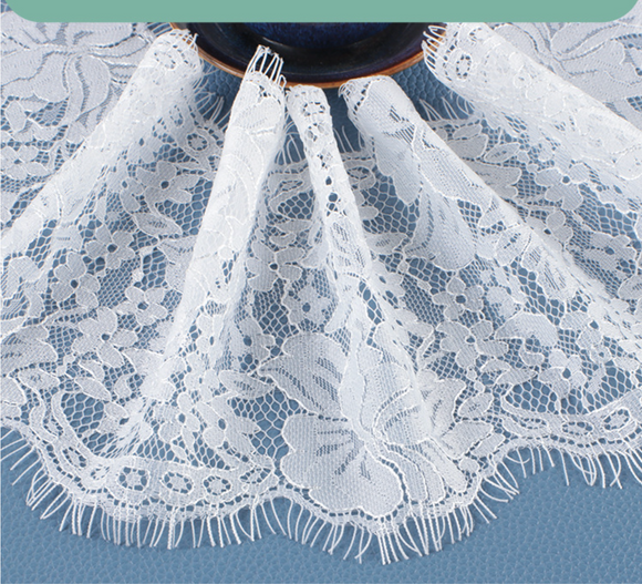 Soft eyelash Chantily lace