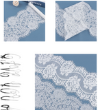 Soft eyelash Chantily lace