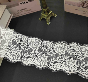 Eyelash flora Chantily lace fabric