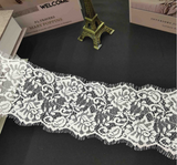 Eyelash flora Chantily lace fabric