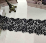 Eyelash flora Chantily lace fabric