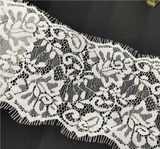 Eyelash flora Chantily lace fabric