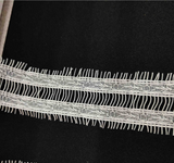 Eyelash heming  Chantily French lace
