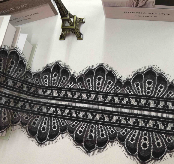 Tulle Chantilly lace trim