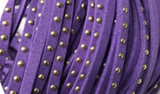 Suded tape with metal studs