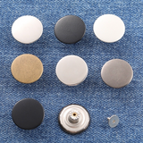 Flat top jean buttons