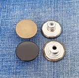 Flat top jean buttons