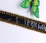 LT100 Stretch Lurex and Sequin Trim