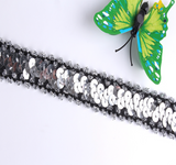 LT100 Stretch Lurex and Sequin Trim