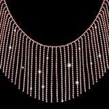 Glitter Crystal Rhinestone Tassel Fringe Trim Chain