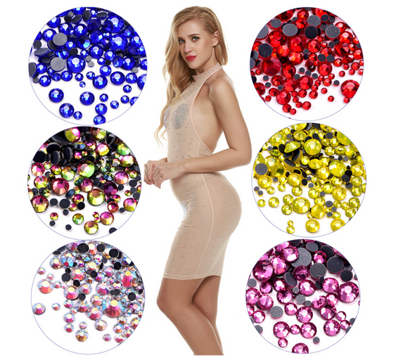 Hot Fix Rhinestones ”SS6-SS30”