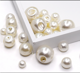 Faux Pearl Ball Buttons Sewing Sideways Shank