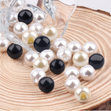 Faux Pearl Ball Buttons Sewing Sideways Shank